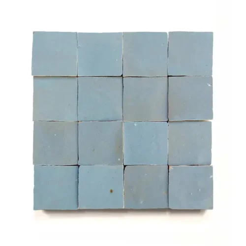 Skylight 2x2 square zellige tile Skylight handmade Moroccan zellige tile – 2x2 square
