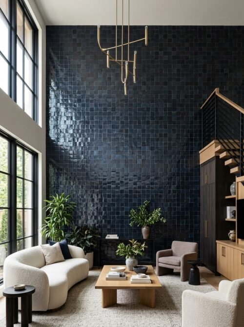 Slate Grey handmade Moroccan zellige tile – 4x4 square