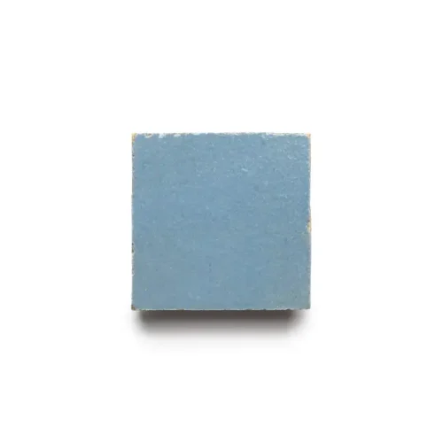Superior Blue 2x2 square zellige tile Superior Blue handmade Moroccan zellige tile – 2x2 square