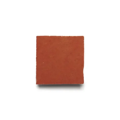 Terra Rosa handmade Moroccan zellige tile – 2x2 square