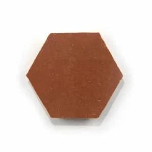 Terra Rosa handmade Moroccan zellige tile – 3.5 inch hexagon