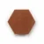 Terra Rosa handmade Moroccan zellige tile – 3.5 inch hexagon