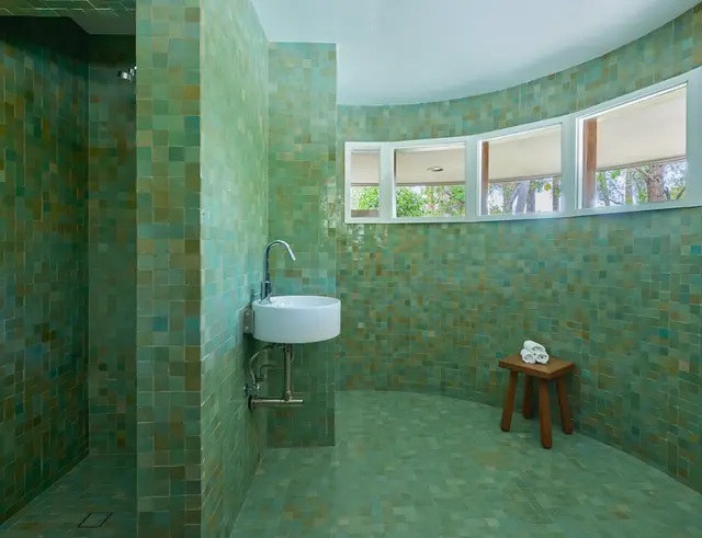 Tidepool handmade Moroccan zellige tile – 2x2 square