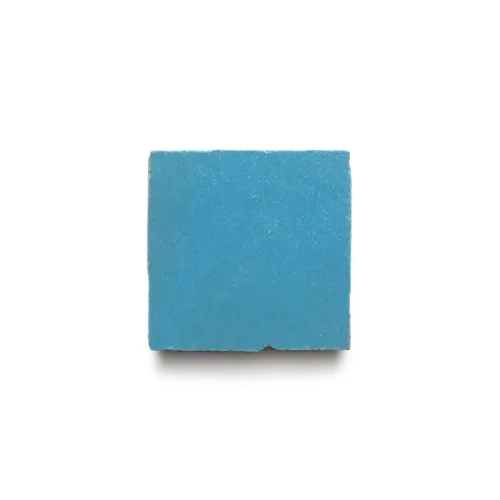 Turqouise 2x2 square zellige tile Turqouise handmade Moroccan zellige tile – 2x2 square