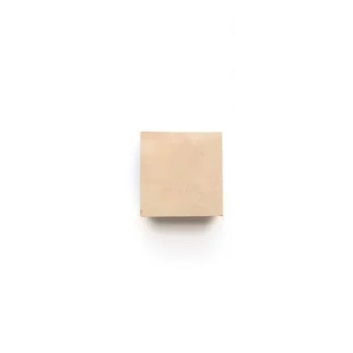 Unglazed Natural 2x2 square zellige tile Unglazed Natural handmade Moroccan zellige tile – 2x2 square