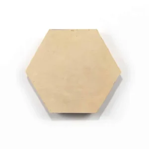 Unglazed Natural handmade Moroccan zellige tile – 3.5 inch hexagon