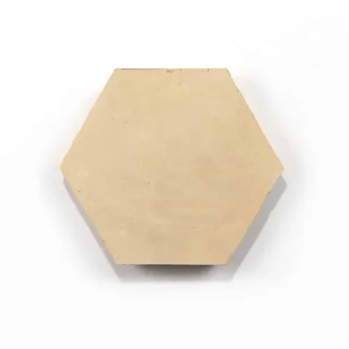 Unglazed Natural handmade Moroccan zellige tile – 3.5 inch hexagon