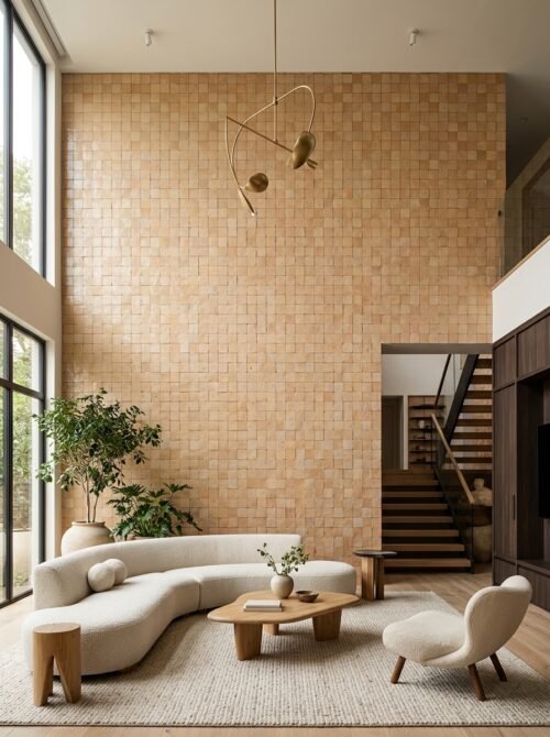 Unglazed Natural 4x4 square zellige tile Unglazed Natural handmade Moroccan zellige tile – 4x4 square