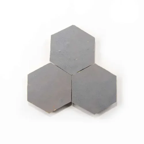 Zinc 3.5 inch hexagon zellige tile Zinc handmade Moroccan zellige tile – 3.5 inch hexagon