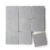 Zinc 4x4 square zellige tile Zinc handmade Moroccan zellige tile – 4x4 square